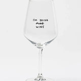 selekkt - Weinglas mit Spruch • I'm Doing Wine - ROSA ECK