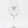 selekkt - Weinglas mit Spruch • I'm Doing Wine - ROSA ECK