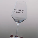 selekkt - Weinglas mit Spruch • They See Me Aperollin' - ROSA ECK