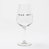selekkt - WINE NOT? Weinglas mit Spruch - Trinkglas - ROSA ECK Concept Store
