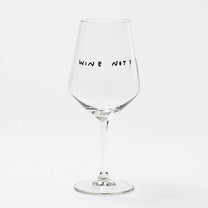 selekkt - WINE NOT? Weinglas mit Spruch - Trinkglas - ROSA ECK Concept Store