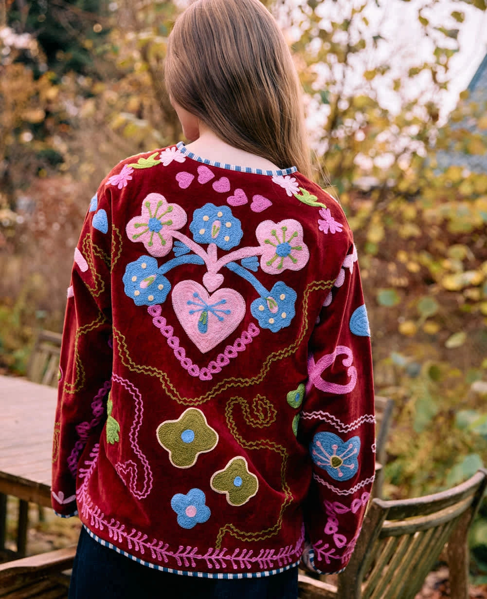 MAGGIE Jacke • Velvet Burgundy