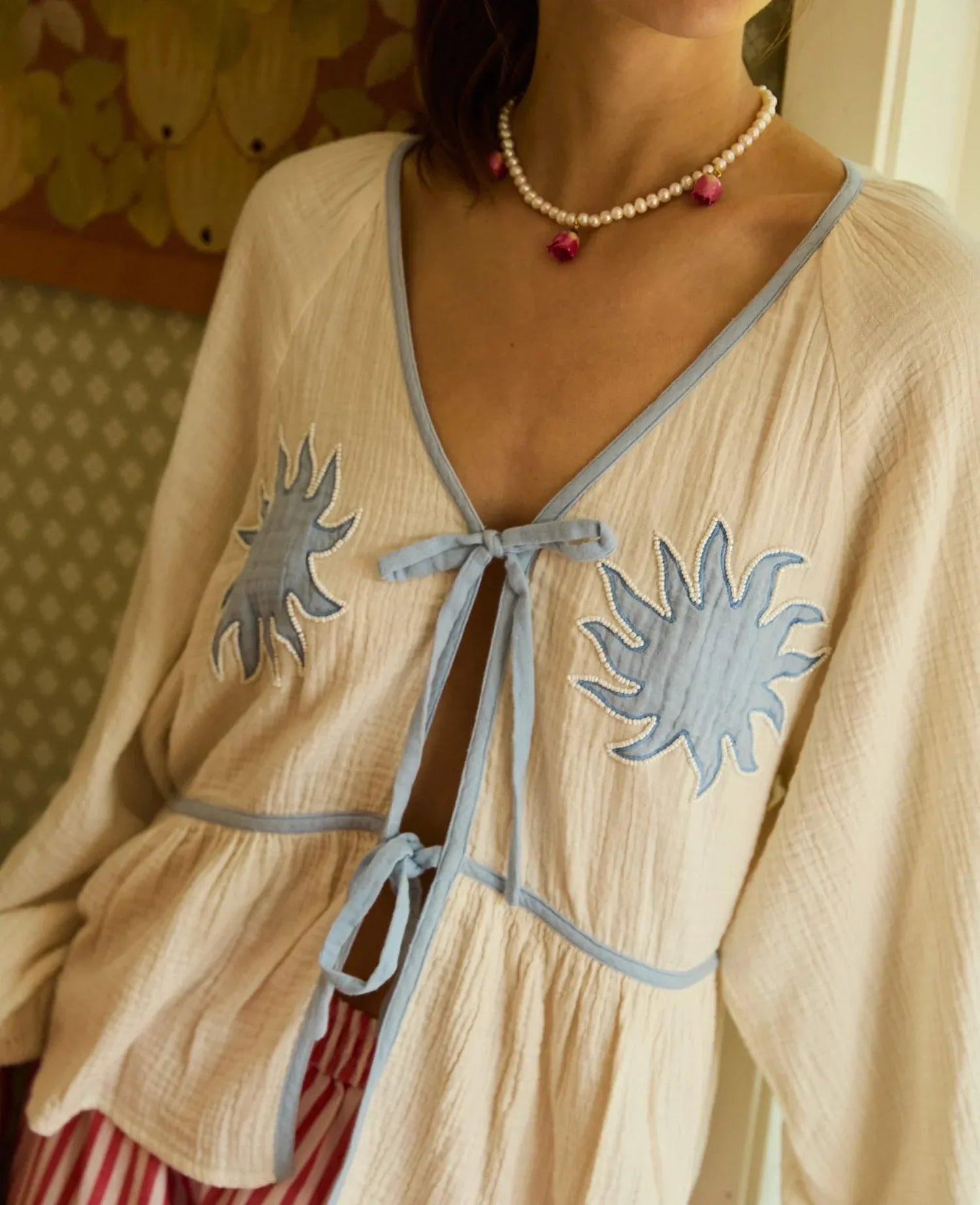 Sissel Edelbo - RAMONA Top • Off White - ROSA ECK