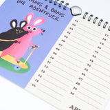 Slinga Illustration - Der Mausigste Kalender - Kalender - ROSA ECK Concept Store