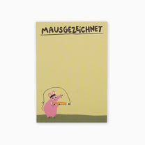 Slinga Illustration - MAUSGEZEICHNET Notizblock - Notizblock - ROSA ECK Concept Store