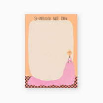 Slinga Illustration - SCHNECKLICH GUTE IDEEN Notizblock (A6) - ROSA ECK