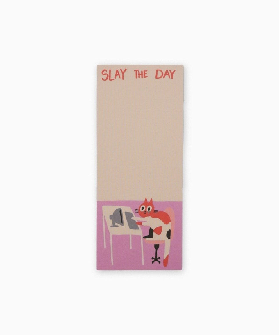 Slinga Illustration - SLAY THE DAY Notizblock - Notizblock - ROSA ECK Concept Store