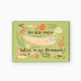 Slinga Illustration - WELS IN DER BRANDUNG Mini-Puzzle - ROSA ECK