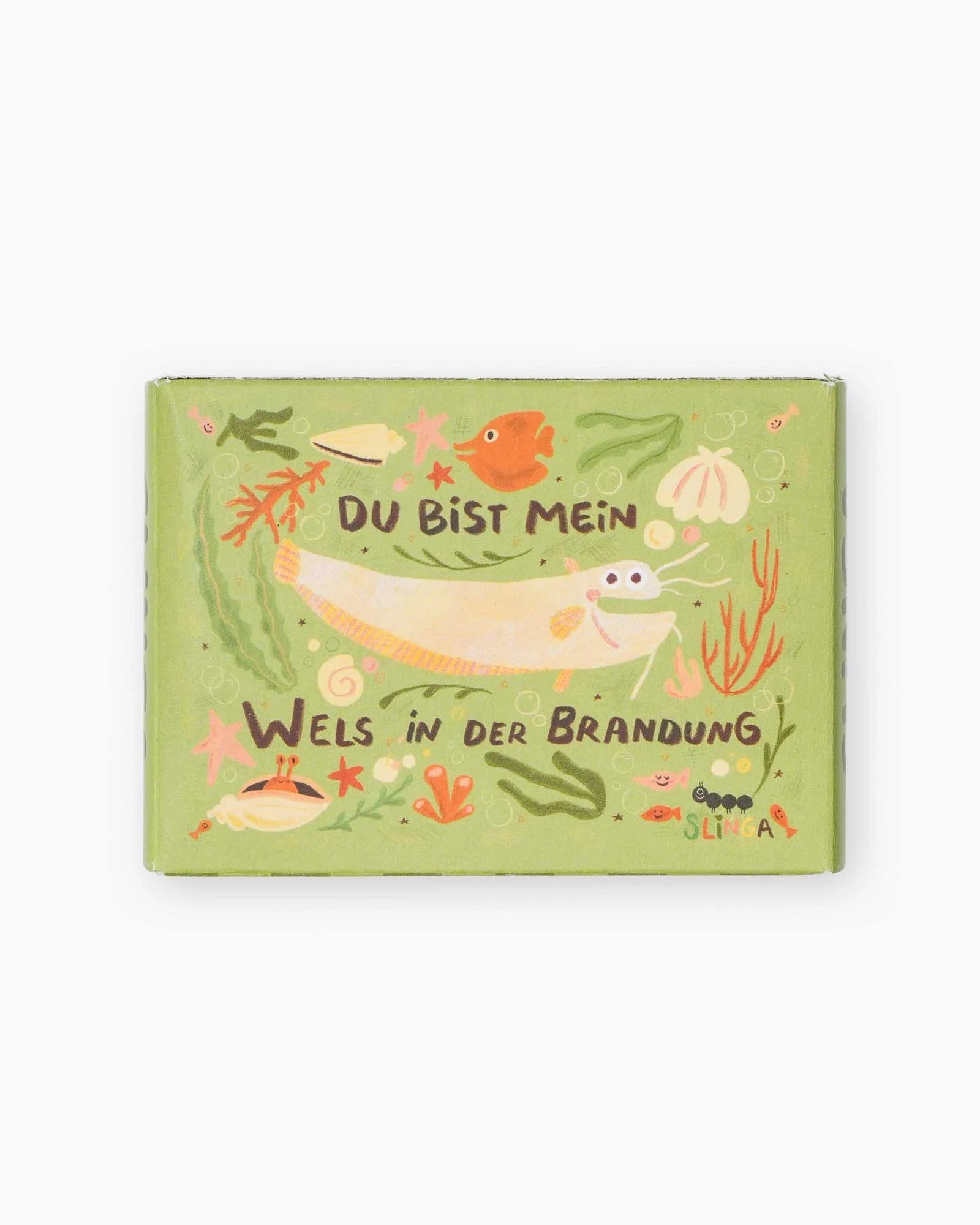Slinga Illustration - WELS IN DER BRANDUNG Mini-Puzzle - ROSA ECK
