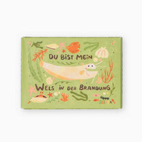 Slinga Illustration - WELS IN DER BRANDUNG Mini-Puzzle - ROSA ECK