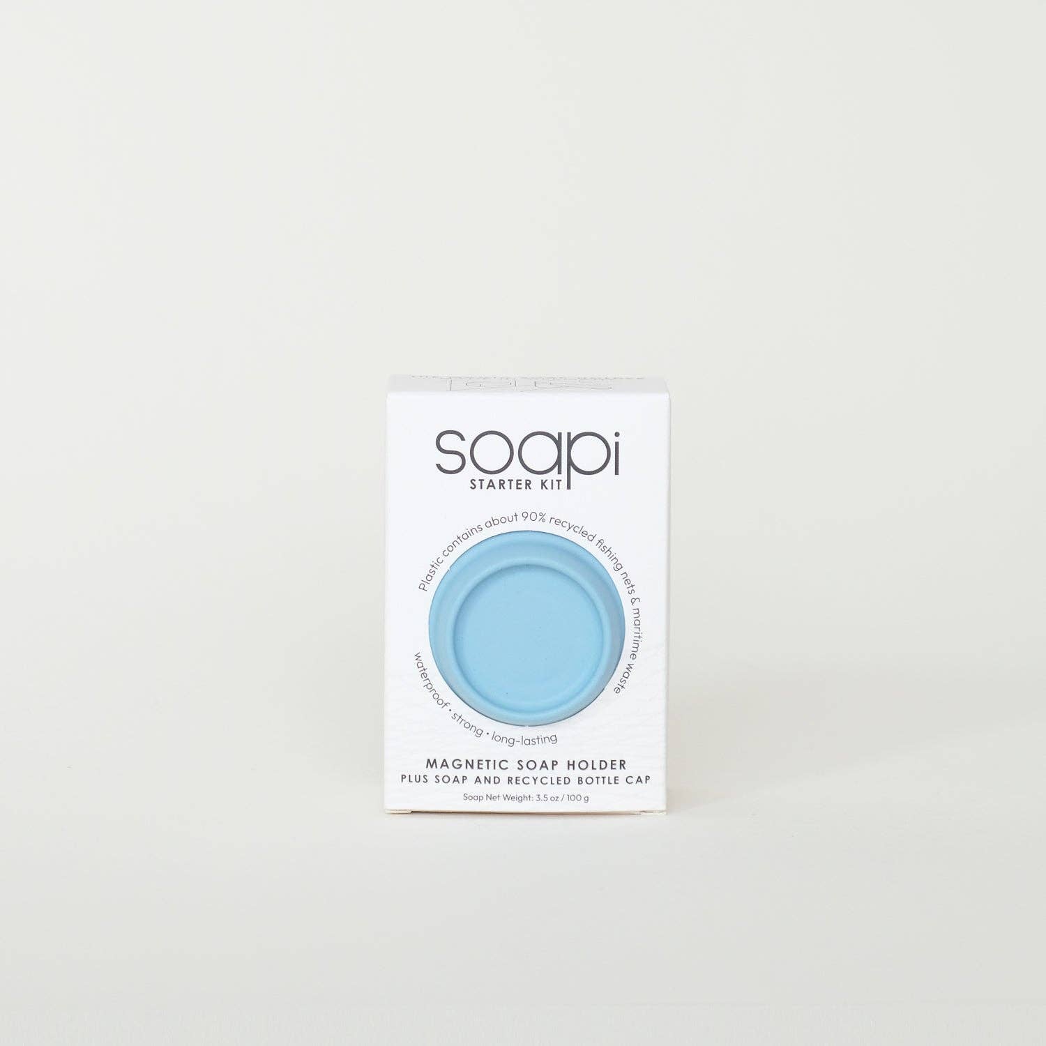 Soapi - Magnetseifenhalter Starter-Kit • Blau - ROSA ECK