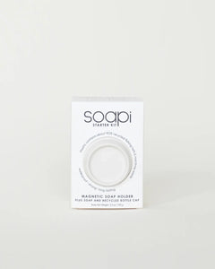 Soapi - Magnetseifenhalter Starter - Kit • Cremeweiß - Seifenablage - ROSA ECK Concept Store
