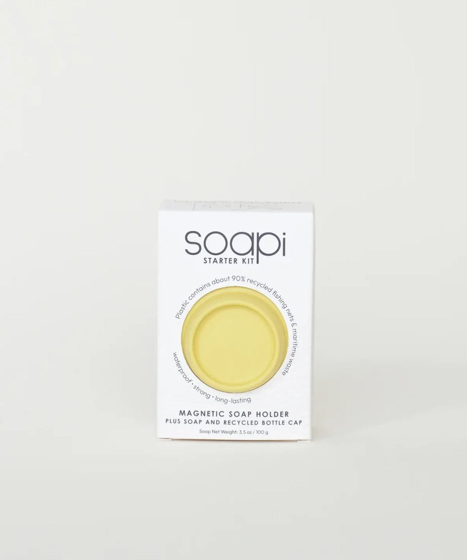 Soapi - Magnetseifenhalter Starter - Kit • Gelb - Seifenablage - ROSA ECK Concept Store