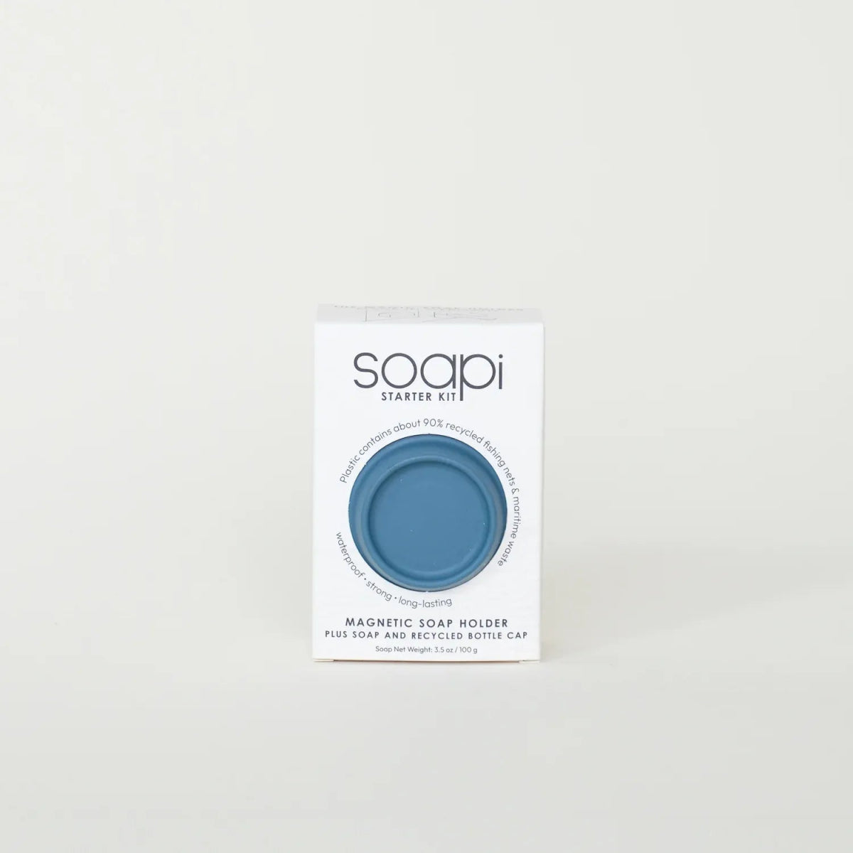 Soapi - Magnetseifenhalter Starter - Kit • Petrol - Seifenablage - ROSA ECK Concept Store