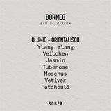 sober - BORNEO Eau de Parfum - ROSA ECK - Weiß, ,