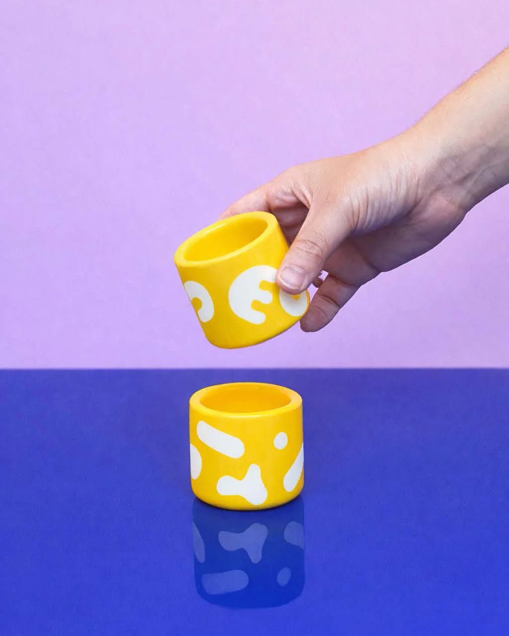 SOMANYBLOBS - BLOBS Espressotasse (65 ml) • Gelb - ROSA ECK