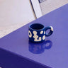 SOMANYBLOBS - BLOBS Espressotasse mit Henkel (65 ml) • Dunkelblau - ROSA ECK
