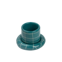 SOMANYBLOBS - GRID Espressobecher mit Untertasse (65 ml) • Grün - ROSA ECK