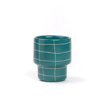 SOMANYBLOBS - GRID Tasse (220 ml) • Grün - ROSA ECK