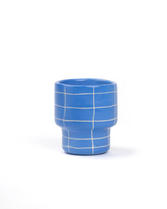 SOMANYBLOBS - GRID Tasse (220 ml) • Hellblau - ROSA ECK