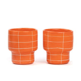 SOMANYBLOBS - GRID Tasse (220 ml) • Orange - ROSA ECK