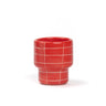 SOMANYBLOBS - GRID Tasse (220 ml) • Rot - ROSA ECK