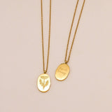 Sonstige - BIRTHMONTH Necklace - ROSA ECK - Gold, ,