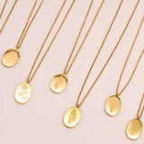 Sonstige - BIRTHMONTH Necklace - ROSA ECK - Gold, ,