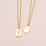 Sonstige - BIRTHMONTH Necklace - ROSA ECK - Gold, ,