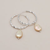 Sonstige - CLEO Creolen - ROSA ECK - Silber, ,