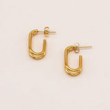Sonstige - CLIP Earrings - ROSA ECK - Gold, ,