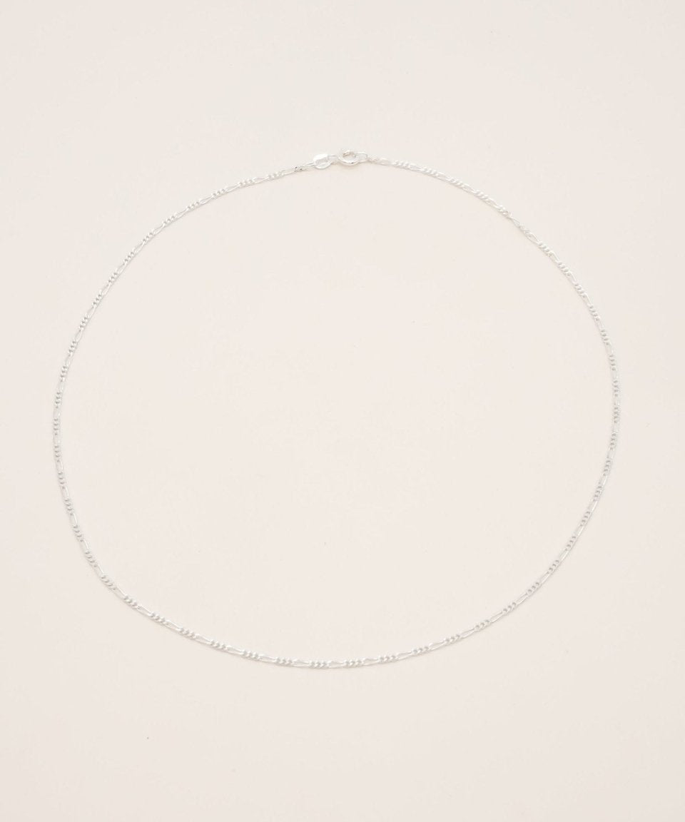 Sonstige - FIGARO Silver Necklace - ROSA ECK - , ,