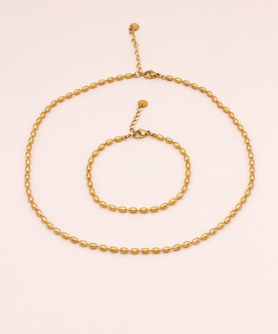 Sonstige - LENE Set - ROSA ECK - Gold, ,