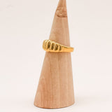 Sonstige - LINN Ring - ROSA ECK - Gold, ,