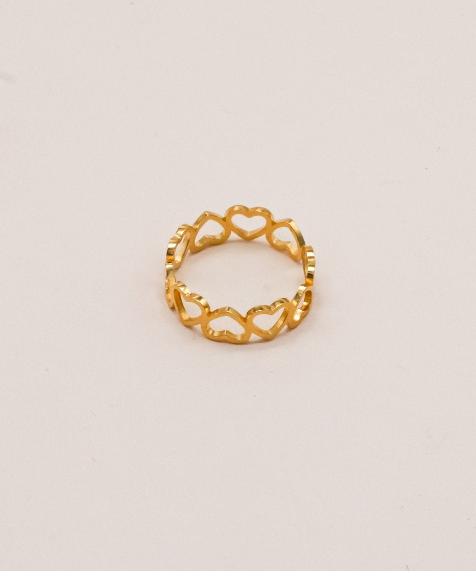 Sonstige - LOVING Ring - ROSA ECK - Gold, ,