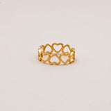 Sonstige - LOVING Ring - ROSA ECK - Gold, ,