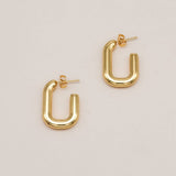 Sonstige - RETRO Earrings - ROSA ECK - Gold, ,