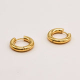 Sonstige - SIMPLE Hoops - ROSA ECK - Gold, ,