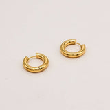 Sonstige - SIMPLE Hoops - ROSA ECK - Gold, ,