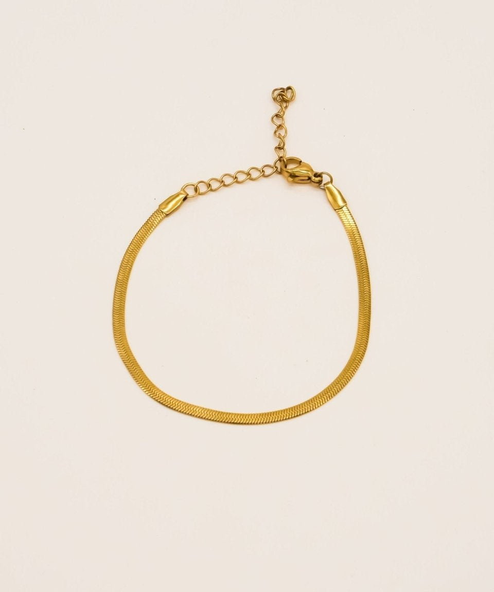 Sonstige - SNAKE Bracelet - ROSA ECK - Gold, ,
