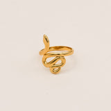 Sonstige - SNAKE Ring - ROSA ECK - Gold, ,