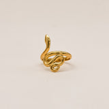 Sonstige - SNAKE Ring - ROSA ECK - Gold, ,
