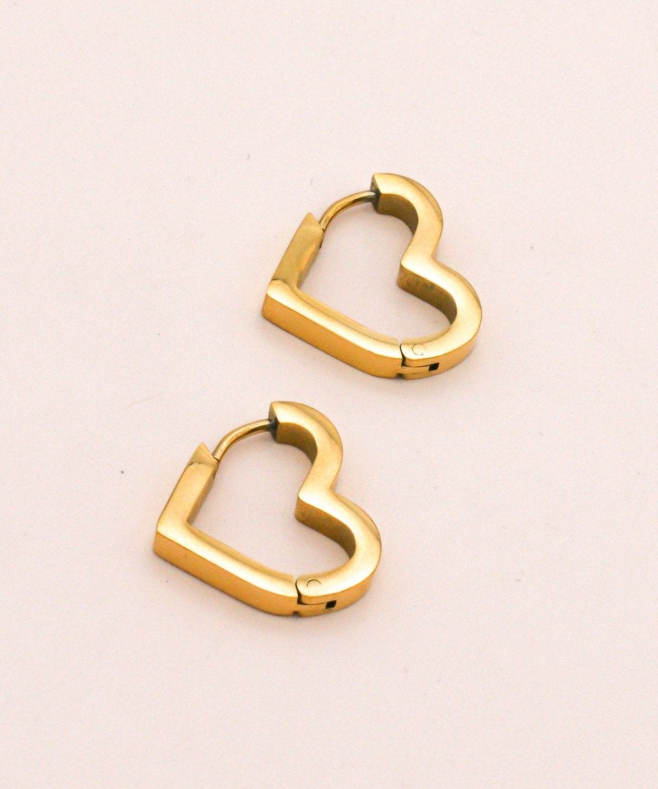 Sonstige - SWEETHEART Hoops - ROSA ECK - Gold, ,