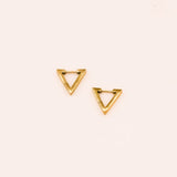 Sonstige - TRIANGLE Hoops - ROSA ECK - Gold, ,