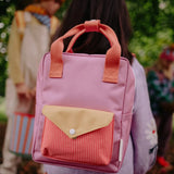 Sticky Lemon - LEMON TREE Kinder - Rucksack (S) • envelope | rosebay pink - ROSA ECK