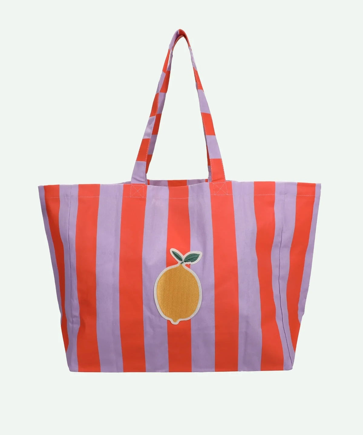 Sticky Lemon - LEMON TREE Tragetasche • campfire orange + dewy lilac - ROSA ECK