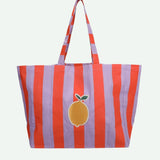 Sticky Lemon - LEMON TREE Tragetasche • campfire orange + dewy lilac - ROSA ECK