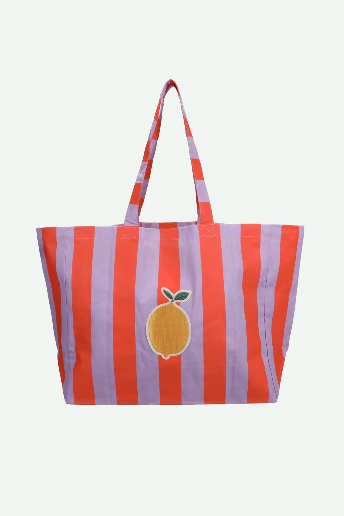 Sticky Lemon - LEMON TREE Tragetasche • campfire orange + dewy lilac - ROSA ECK
