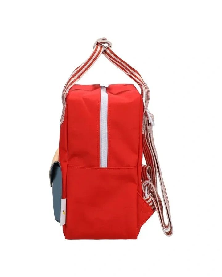 Sticky Lemon - WONDERS Kinder - Rucksack Small • envelope / red hat - Rucksack - ROSA ECK