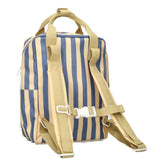 Sticky Lemon - WONDERS OF THE DEEP SEA Kinder - Rucksack (M) • envelope stripes | blue whale + sandy yellow - ROSA ECK